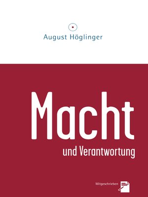 cover image of Macht und Verantwortung